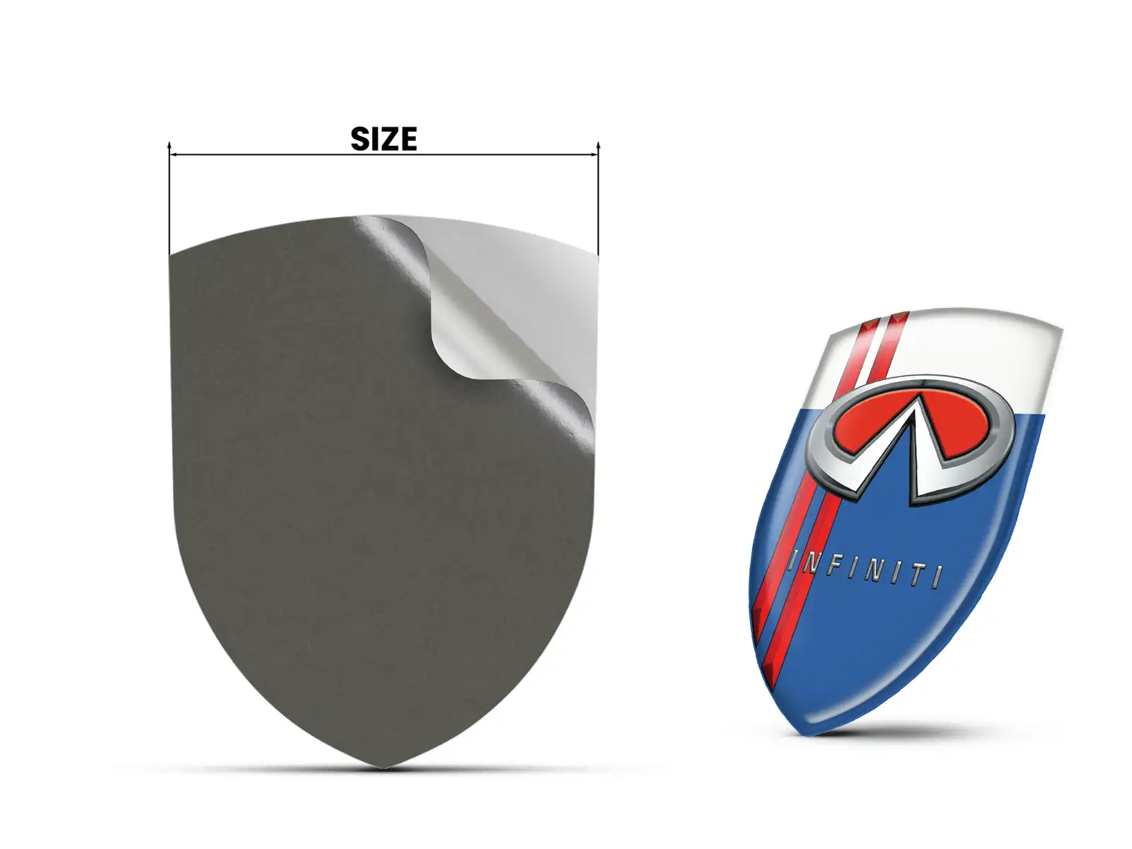 Infiniti Autocollants Logo Perso Style Max Durable Pro